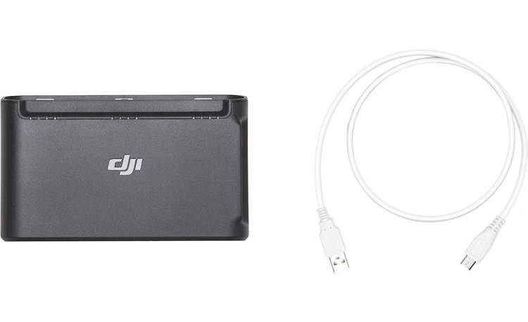 DJI Mavic Mini Two-Way Charging Hub Shown with included micro USB cable
