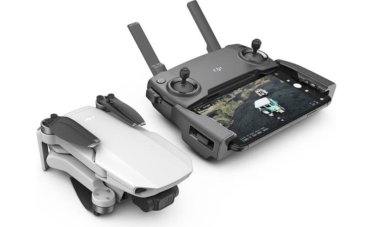 DJI Mavic Mini Compact quadcopter with remote controller and intelligent  flight battery at Crutchfield