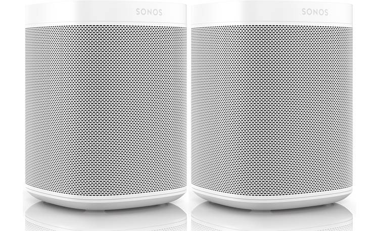 Sonos One SL 2-pack (White) Wireless streaming music speakers with