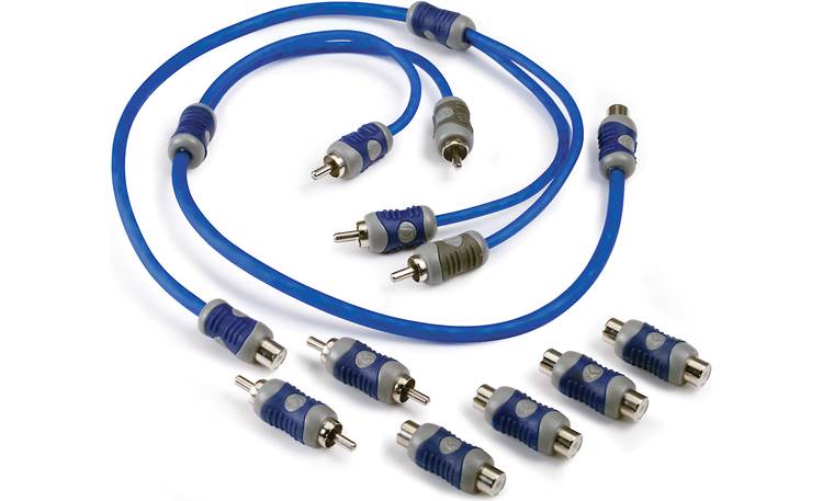 Kicker 46KiYFM K Series Y-cord adapters (pair) — 1 female RCA/ 2 Kicker 46KiYFM K Series Y-cord adapters (pair) — 1 female RCA/ 2