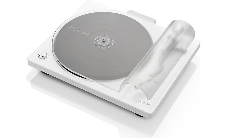 Denon DP-400 Shown with dust cover down
