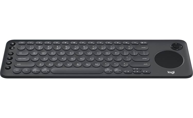 Logitech K600 TV Keyboard Typing complicated passwords is a cinch with the full QWERTY keyboard