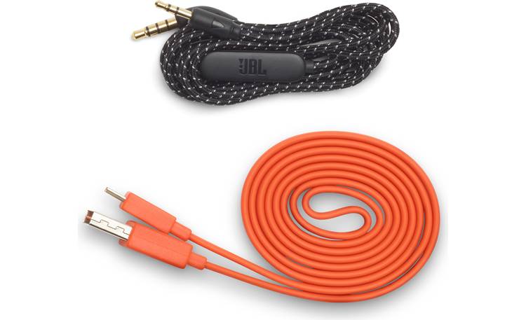 JBL Live 500BT Supplied USB and 3.5mm audio cables