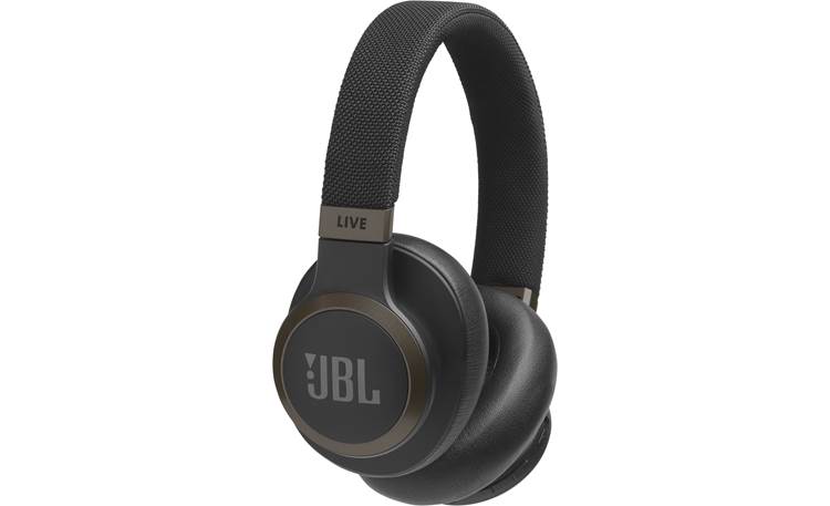 JBL Live (Black) Wireless Bluetooth® over-ear noise-canceling headphones Crutchfield