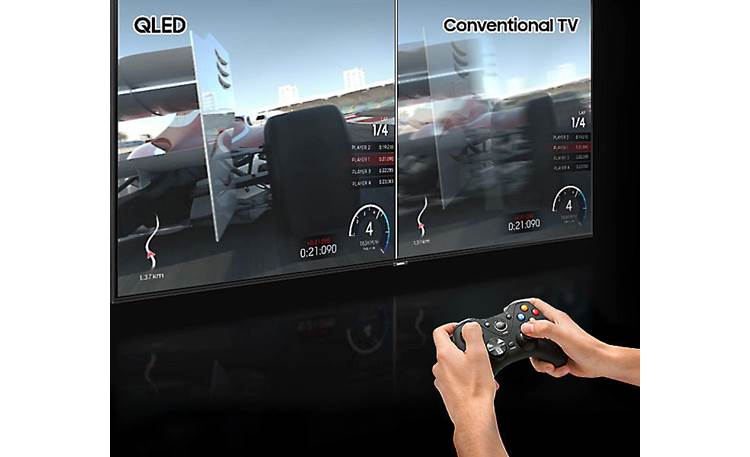 Samsung QN65Q80R QLED's high-contrast glare-free picture and low input lag are great for gaming