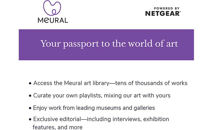 NETGEAR Meural Annual Membership Other