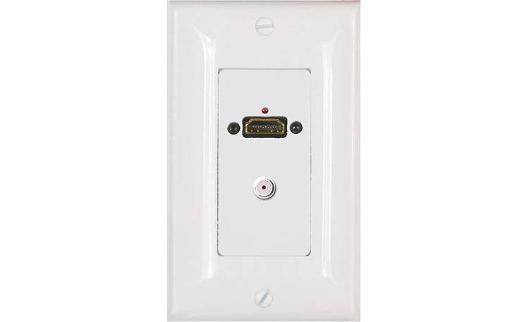 Metra HDMI Wall Plate with F-type Connector Front