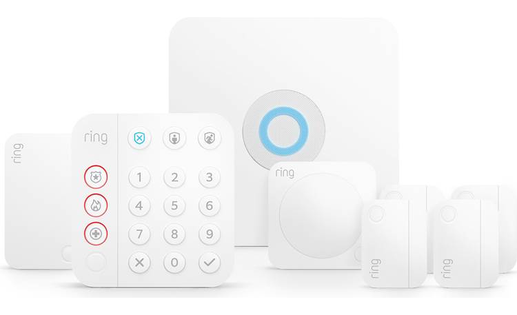 8-Piece Alarm Security Kit + Video Doorbell (for 2nd Generation)