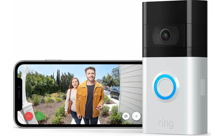 Ring Video Doorbell 3 See and chat with visitors from wherever you are