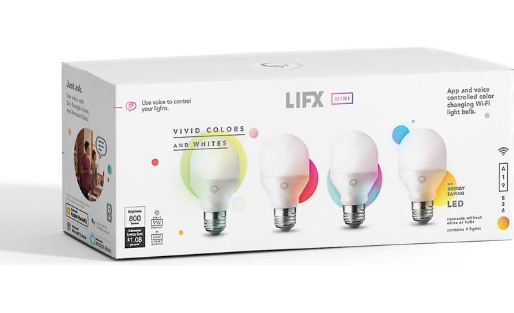 LIFX Mini Color 4-Pack Includes four bulbs