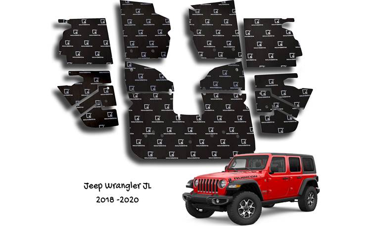 SoundSkins SSK-WJL 13-piece sound-deadening package for 2018-up Jeep  Wrangler JL (4-door) at Crutchfield