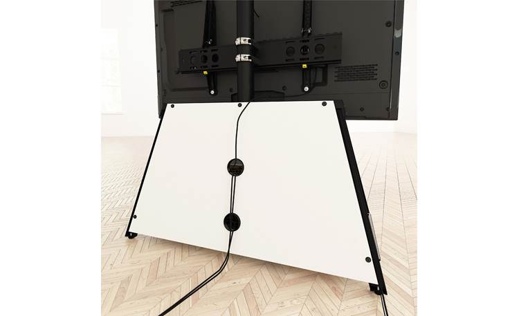 AVF Options Easel TV Stand (EASL925A) Rear panel openings for cable management