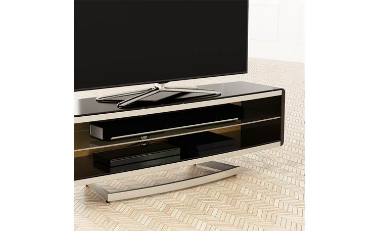 Options Portal TV Stand 1500 (PRT1500A) Wide shelving to accomodate a sound bar (TV and components not included)