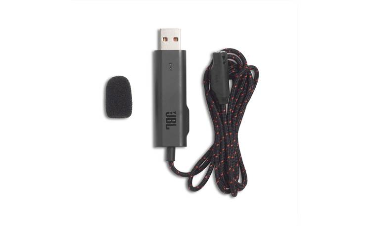 JBL Quantum 300 Includes 3.5mm miniplug to USB-A adapter and foam windscreen