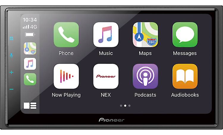 Pioneer DMH-W4660NEX Wireless Apple CarPlay and Android Auto are built-in