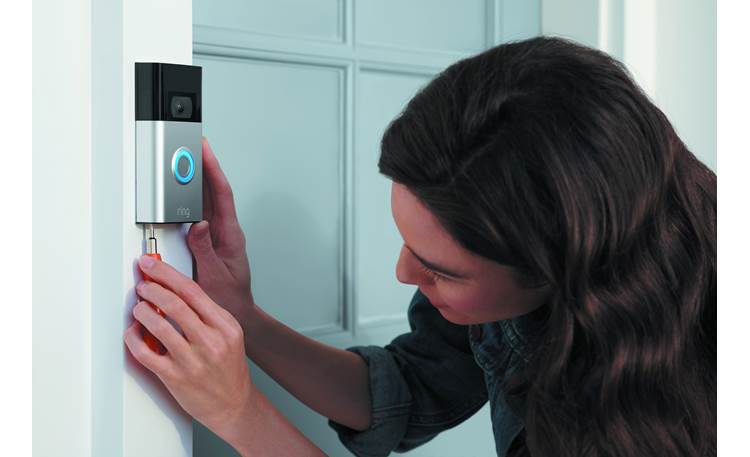 Ring Video Doorbell (2020 Release) Mounting design has been improved for easier removal