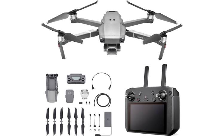 DJI Mavic 2 Pro with Smart Controller Aerial drone with gimbal-mounted 4K  Hasselblad camera and Smart Controller at Crutchfield