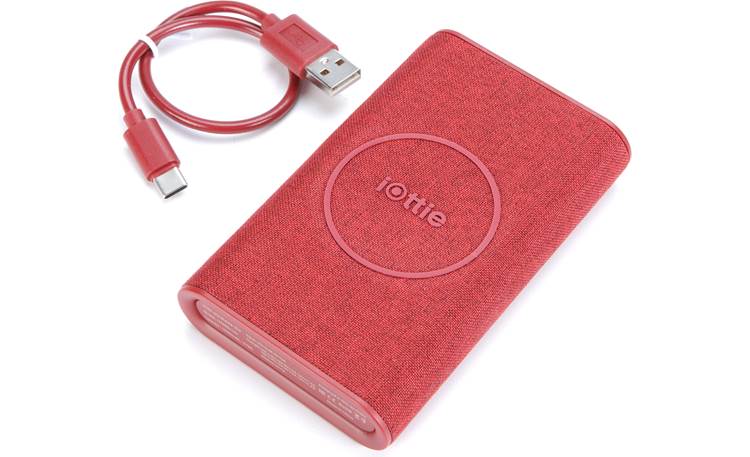 iOttie iON Wireless Go Power Bank Battery and included color-matched charging cable