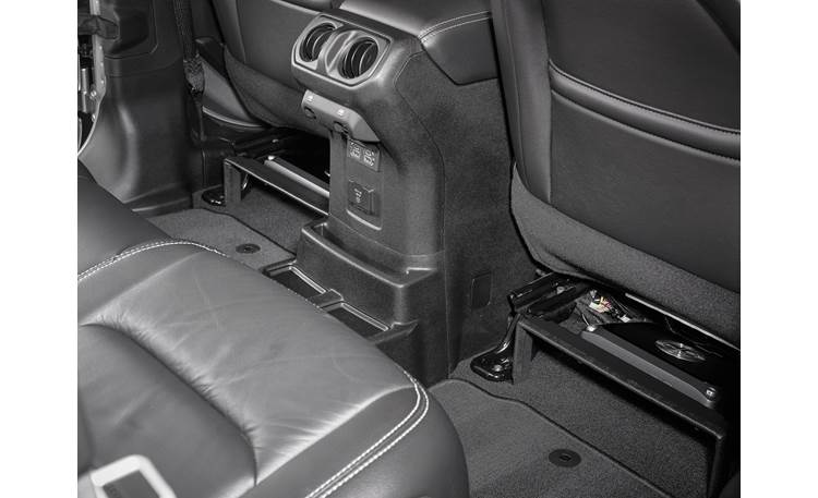 JL Audio SBA-J-JLU-UAR under both driver's and passenger seat