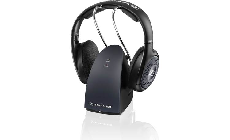 Sennheiser RS 135-9 The transmitter connects to your TV's headphone jack and sends audio wirelessly to the headset