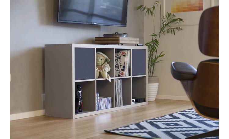 Morel Högtalare Fits perfectly in IKEA's Kallax and Expedit shelving systems (not included)