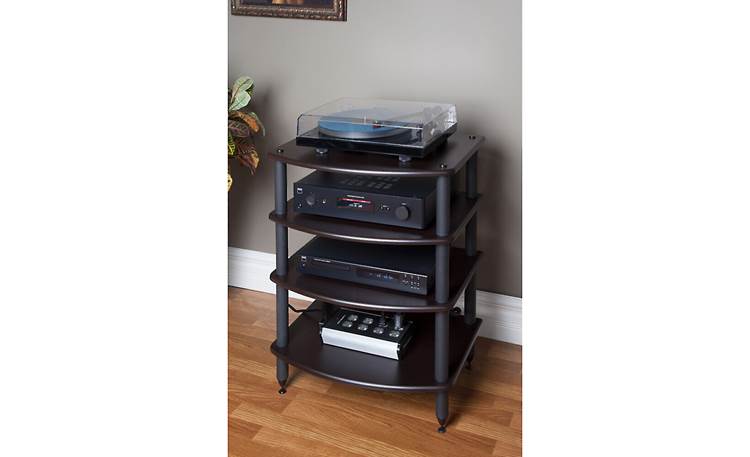 Pangea Audio Vulcan Audio Rack Each shelf supports up to 72 lbs. (componets not included)
