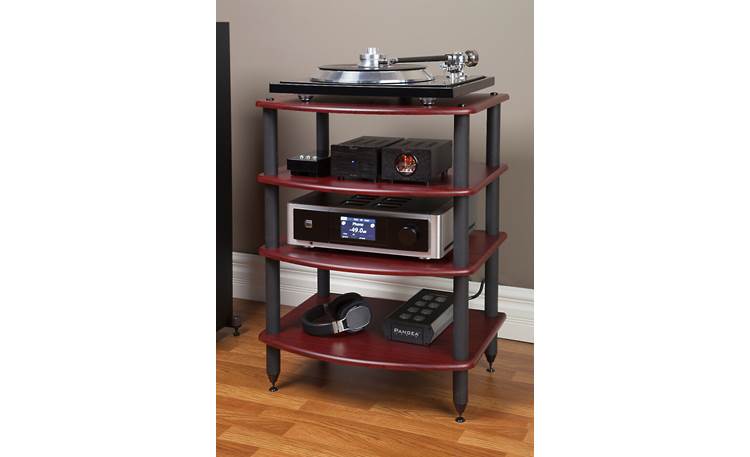 Pangea Audio Vulcan Audio Rack Each shelf supports up to 72 lbs. (components not included)