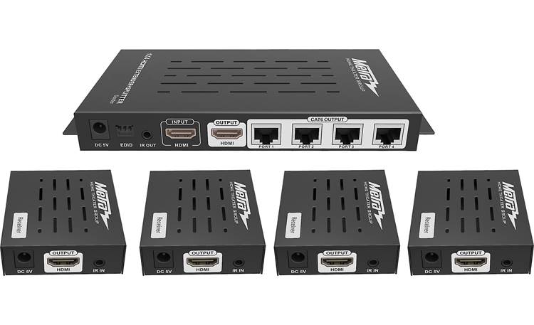 Metra HDMI Splitter and Extender Kit Transmitter and receiver units