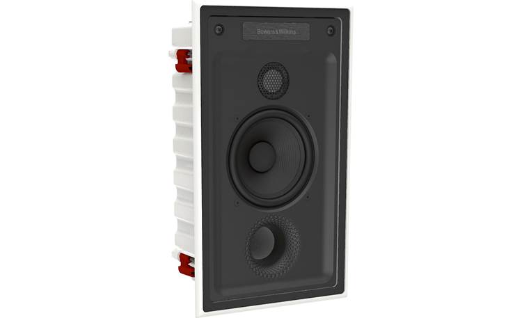 Bowers & Wilkins Reference Series CWM7.5 S2 Angled view with paintable magnetic grille removed
