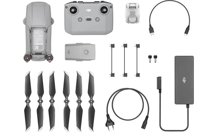 DJI Mavic Air 2 Shown with included accessories