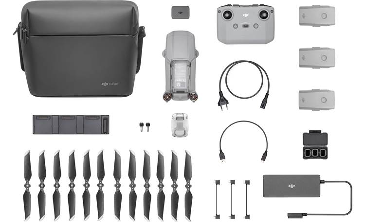 DJI Air 3 Fly More Combo (with DJI RC 2) Aerial drone bundle with  gimbal-mounted dual-camera system, DJI RC 2 controller, three flight  batteries, charging hub, and shoulder bag at Crutchfield