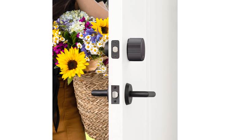 August Wi-Fi Smart Lock Fits onto your existing single-cylinder deadbolt hardware