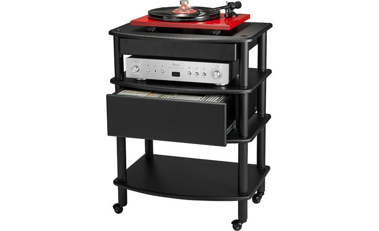 Pangea Vulcan Penta Drawer Storage for audio accessories (stand, components, and media not included)