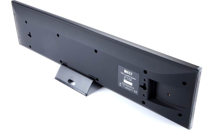 KEF T301C (Black) Ultra-thin wall-mountable center channel speaker 