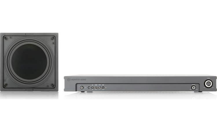 Monitor Audio IWS10 and WA250 In-Wall Subwoofer System Enjoy tight, clean bass without a big sub on your floor