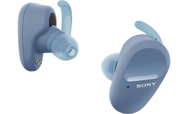 Sony Wf Sp800n Blue True Wireless Noise Canceling Headphones For Sports At Crutchfield