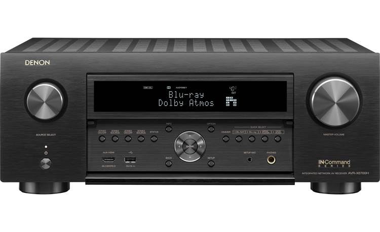 Denon AVR-X6700H Shown with front panel open
