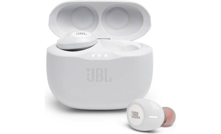JBL Tune 125TWS true-wireless  headphones 100% wire-free headphones (shown with included charging case)
