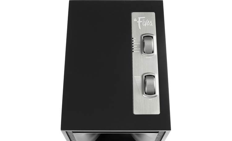 Klipsch The Fives All-metal rotary volume and source selection dials