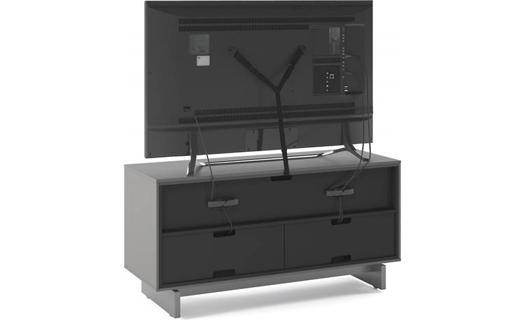 BDI Align 7478 Media Cabinet Removable back panels and included safety strap (TV not included)