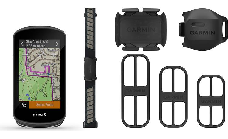 Garmin Edge 1030 Plus Bundle This bundle adds a heart rate monitor and cadence sensor to the powerful Edge 1030 Plus