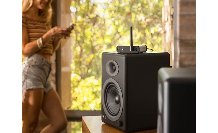 Audioengine B-Fi Stream via Wi-Fi to connected power speakers