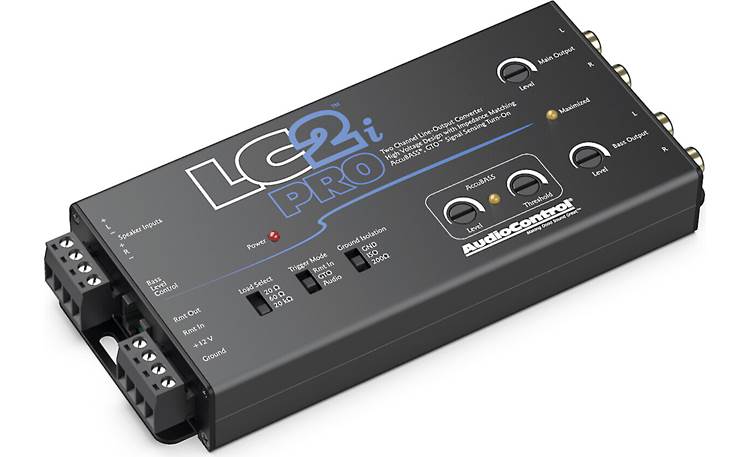 LC2i Black 2 Channel Line-Output Converter with AccuBASS 