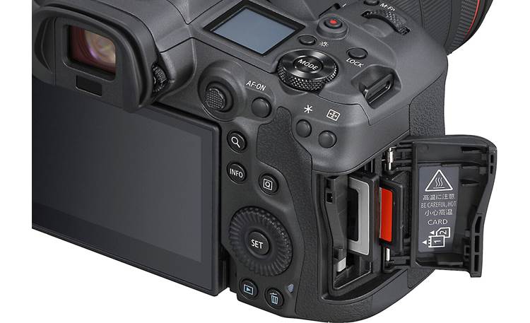 Canon EOS R5 L Series Zoom Kit Dual media slots for simultaneous file recording