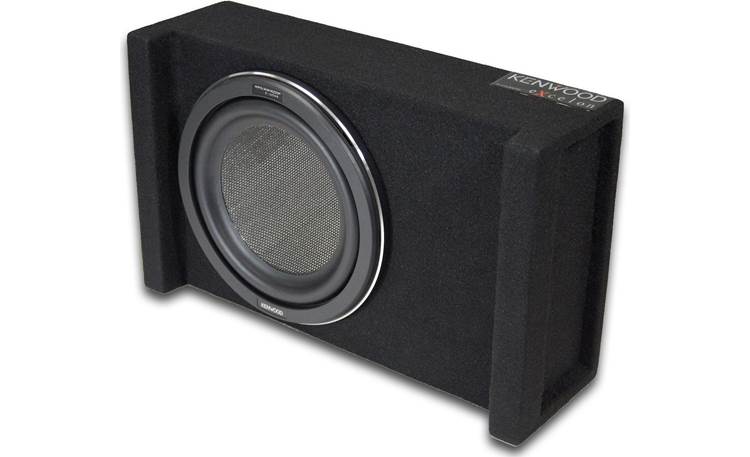 Kenwood Excelon P-XW1001B The sub's carbon glass fiber honeycomb cone and aluminum frame handle up to 250 watts RMS.