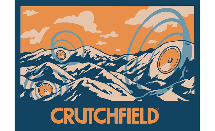 Crutchfield Musical Mountains Sticker Front