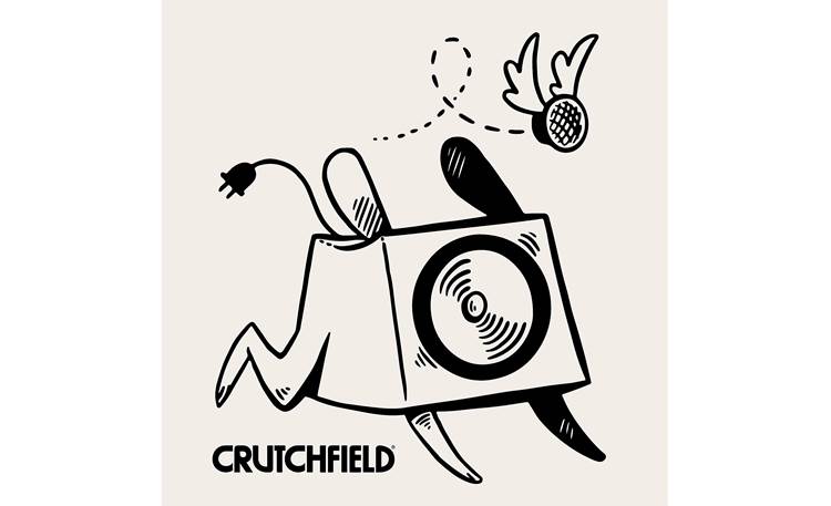 Crutchfield Woofer and Tweeter Sticker Front