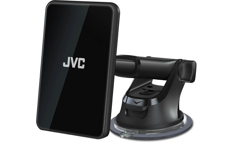 JVC KS-GC10Q JVC's Qi charger includes a magnetic base plate for quick mounting and charging for your smartphone