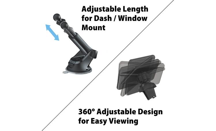 JVC KS-GC10Q Its telescoping arm and rotating base plate give you the best viewing angle