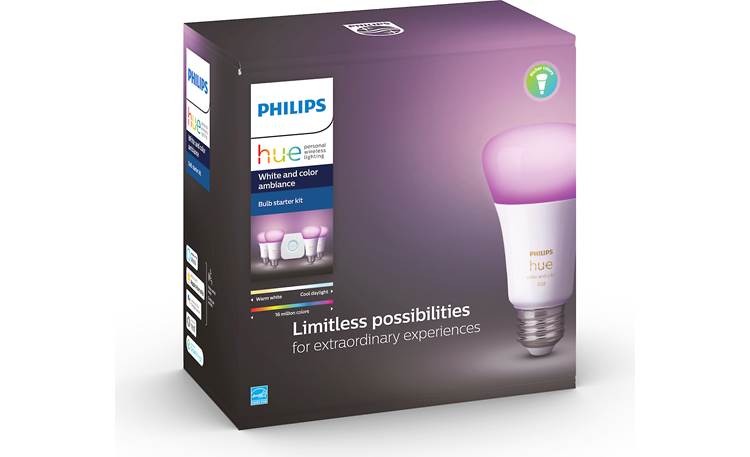 Philips Hue White and Color Ambiance Starter Kit (800 lumens) Add voice control with Apple HomeKit, Amazon Alexa, and Google Home devices (sold separately)